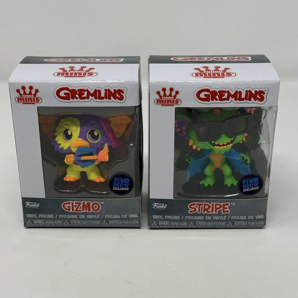 Funko Minis Gremlins Gizmo Stripe 2 Pack Five Below Exclusive Vinyl Figures